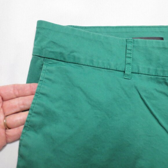 KUT FROM THE KLOTH womens PANTS green CAREER cropped TROUSER holiday SIZE 16 - Picture 4 of 12